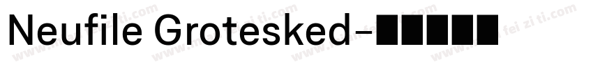 Neufile Grotesked字体转换